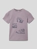 s.Oliver RED LABEL T-Shirt mit Statement-Print Purple