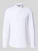 Jake*s Slim Fit Business-Hemd mit Haifischkragen Weiss