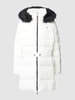 Tommy Hilfiger Curve Steppmantel mit Taillengürtel Modell 'SORONA' Ecru