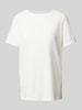 Sloggi T-shirt met geribde ronde hals Offwhite