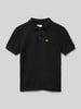 Lacoste Regular Fit Poloshirt mit Label-Detail Black