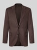Christian Berg Men Slim Fit 2-Knopf-Sakko mit Pattentaschen Dunkelbraun