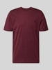 MCNEAL T-shirt w kroju regular fit z haftowanym logo Ciemnoczerwony