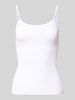 Hanro Top met bandjes en ronde hals Wit