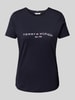 Tommy Hilfiger T-shirt z bawełny Ciemnoniebieski