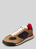 Polo Ralph Lauren Sneaker mit Label-Stitching Modell 'VARICK' Cognac