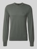 BOSS Orange Regular Fit Pullover aus Baumwoll-Kaschmir-Mix Modell 'Kanovano_S' Khaki