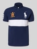 Polo Ralph Lauren Custom Slim Fit Poloshirt mit verdeckter Knopfleiste Marine