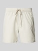 Calvin Klein Underwear Badehose mit Label-Print Beige