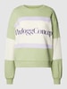 TheJoggConcept Sweatshirt met labelprint Rietgroen