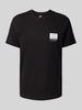 Tommy Jeans T-Shirt mit Label-Print Black