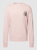 Jack & Jones Sweatshirt mit Motiv-Print Modell 'INK' Altrosa