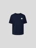 Lardini T-Shirt mit Brusttasche Schwarz