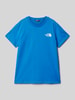 The North Face T-shirt met labelprint Koningsblauw