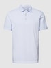 Better Rich Poloshirt met labeldetails, model 'SOHO RUGBY POLO' IJsblauw