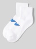 Emporio Armani Socken mit Label-Print im 2er-Pack Weiss