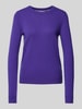 Christian Berg Woman Gebreide pullover met structuurmotief Violet