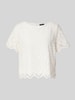 s.Oliver BLACK LABEL Boxy Fit Blusenshirt aus reiner Baumwolle  Weiss