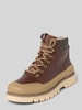 Gant Schnürstiefel mit Label-Detail Modell 'Nebrada' Cognac