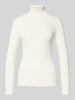 Tom Tailor Denim Slim fit turtleneck van viscosemix Offwhite