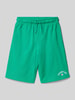 CHAMPION Sweatshorts met logostitching Groen