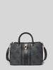 Guess Satchel bag met labeldetail, model 'ERENIA' Antraciet