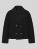 VERO MODA Trenchcoat mit doppelreihiger Knopfleiste Black