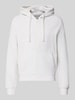 s.Oliver RED LABEL Relaxed Fit Sweatjacke aus reiner Baumwolle Weiss