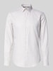 Jake*s Slim Fit Business-Hemd mit Kentkragen Taupe