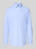 BOSS Slim Fit Hemd mit einreihiger Knopfleiste Modell 'HANK' Bleu