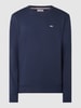 Tommy Jeans Sweatshirt met logo Marineblauw gemêleerd