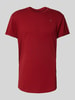 G-Star Raw T-Shirt mit Label-Print Rot