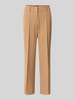 CAMBIO Regular Fit Schmale Hose mit Viskose-Baumwoll-Anteil Modell 'FARAH' Camel
