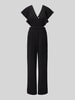 Jake*s Cocktail Jumpsuit mit Taillenband und Cut Outs Black