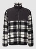 MCNEAL Sherpa Jacket mit Kontrastbesatz Schwarz