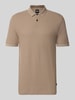 BOSS Regular fit poloshirt van puur katoen model 'Parlay 82' Taupe