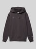 CHAMPION Hoodie mit Label-Stitching Graphit