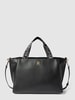 Tommy Hilfiger Tote bag met labelapplicatie, model 'TOMMY LIFE TOTE' Zwart