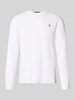 Polo Ralph Lauren Longsleeve mit gerippten Abschlüssen Weiss