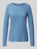 Christian Berg Woman Longsleeve met ronde hals Rookblauw