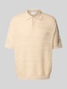SELECTED HOMME Relaxed Fit Poloshirt aus reiner Baumwolle Modell 'FOAM' Beige