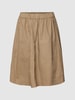 Marc O'Polo Knielanger Rock mit Eingrifftaschen Taupe