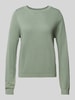 QS Gebreide pullover met pofmouwen Lichtgroen