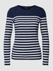 Lauren Ralph Lauren Shirt met lange mouwen en streepmotief, model 'MULIATI' Marineblauw