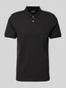 MCNEAL Regular Fit Poloshirt mit Knopfleiste und Label-Stitching Black