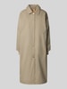 g-lab Regular Fit Mantel aus Baumwoll-Mix Modell 'Free' Hellgrau
