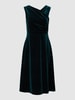Vera Mont Cocktailjurk in velourslook Groen