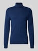 Casual Friday Coltrui met kasjmier Blauw