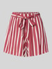 Only Loose Fit Shorts aus reiner Viskose Modell 'PRIME JASMIN' Rostrot