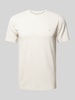 Guess T-Shirt mit Label-Patch Beige